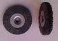 100 Mm OD Round Abrasive Nylon Bristle Brushes 55mm Middle Plate 10mm Face Width supplier