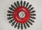 115mm M14 Nut Stainless Steel Knotted Wire Wheel Brush for Rust Removal supplier