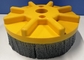 Deburring Tufted Nylon Abrasive Disc Brush 150MM Outer Diameter X 25.4MM Inner Hole supplier