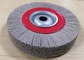 Circular Abrasive Nylon Wheel Brush / Nylon Deburring Brush With 150mm OD supplier