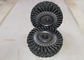 Four Section Knotted Wire Wheel Brush Roller 150mm OD For Rust Removal supplier