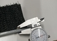 Nylon Bristle Metal Channel Strip Brushes Aluminium Holder For Dust Removal supplier