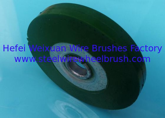 75MM Stainless Steel Wire Polyflex Encapsulated Wheel Brush for Strong Brushing Action supplier