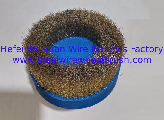 Customizable 100mm Steel Wire Disc Brush Grinding Tools for Surface Preparation supplier