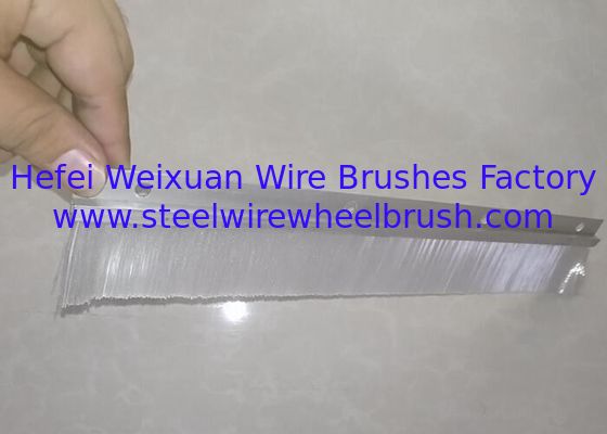 Garage Door Metal Channel Black Color Nylon Bristle Strip Brushes for Dust Containment supplier