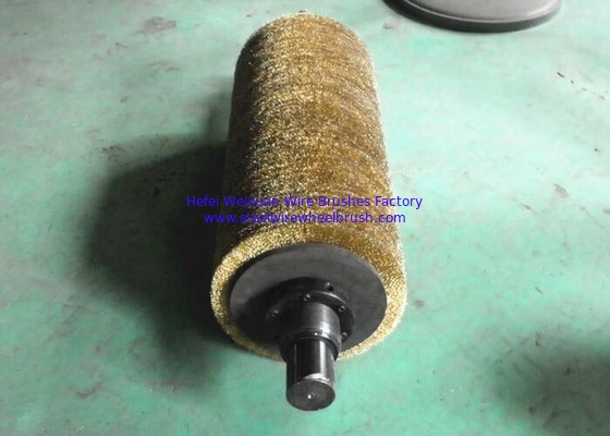 Professional Trimming Long Shaft Balancing Steel Wire Roller Brush Performance supplier