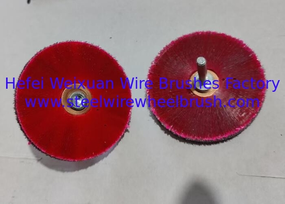 50 MM Shaft Mounted Wheel Brush Encapsulated for Rust Removal supplier