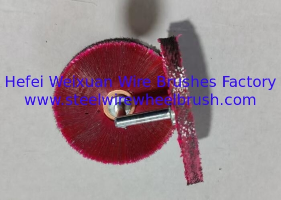 50 MM Shaft Mounted Wheel Brush Encapsulated for Rust Removal supplier