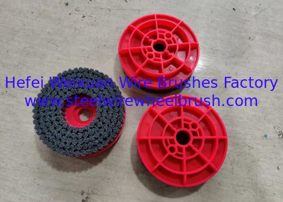 Customizable 150mm Abrasive Nylox Rotary Deburring Brushes for Sheet Metal supplier