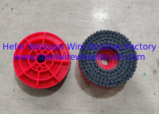Customizable 150mm Abrasive Nylox Rotary Deburring Brushes for Sheet Metal supplier
