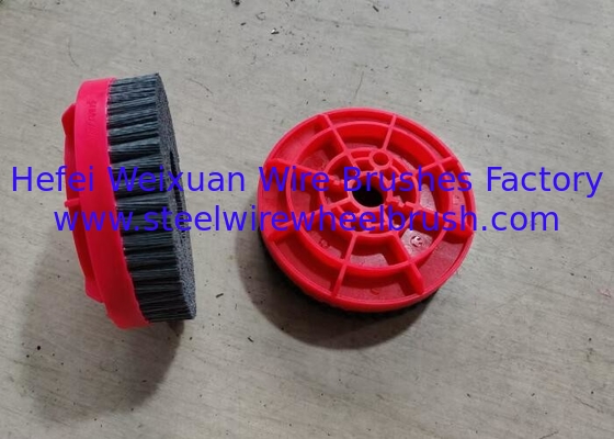 Customizable 150mm Abrasive Nylox Rotary Deburring Brushes for Sheet Metal supplier