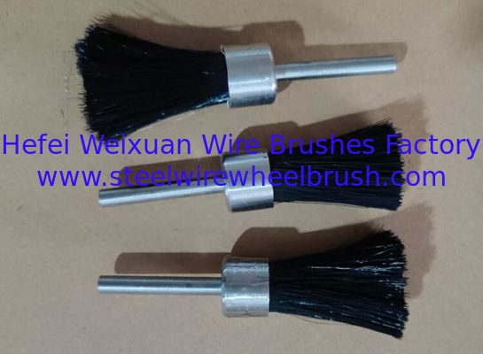 Long Shank White Color PP Wire Pen Brush 25mm for Polishing supplier