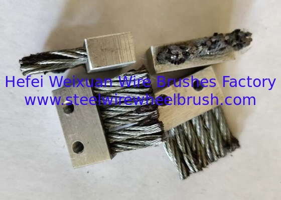 Long Lasting Aluminum Alloy Holder Strip Brush with Twisted Wire supplier