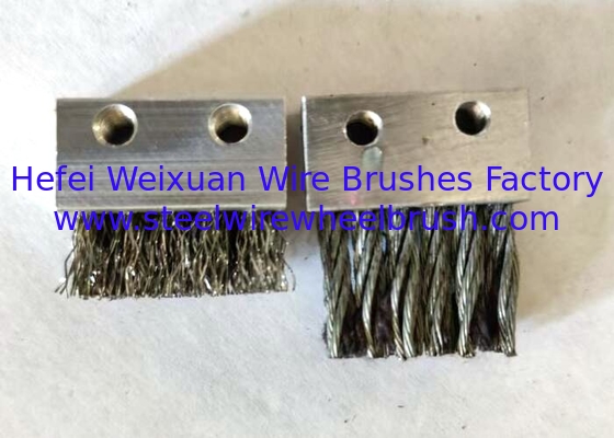 Long Lasting Aluminum Alloy Holder Strip Brush with Twisted Wire supplier