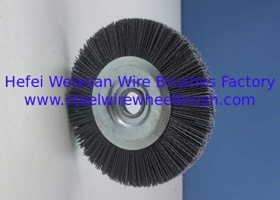 High Performance 150mm Diamond Abrasive Metal Hub Nylon Bristle Rotary Brush supplier