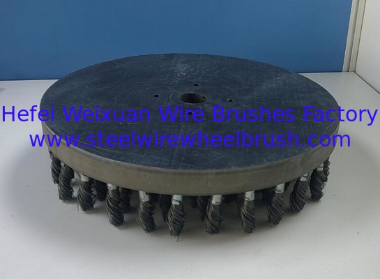 Customizable 300mm Twsit Knot Wire Disc Brush for Surface Preparation supplier
