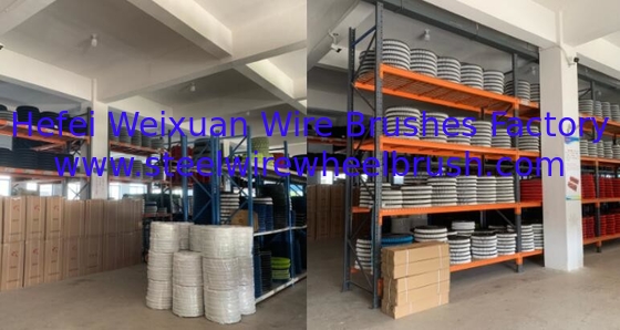 16 Inch OD Poly and Wire Combo Sweeper Brush For Road Cleaning supplier
