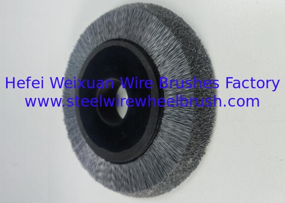 High Performance Trapezoidal 150 X 32 mm Industrial Round Nylon Brushes for Debur supplier