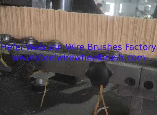 Metal Channel Sisal Bristle Strip Brushes 60cm Height For Polish Wood supplier