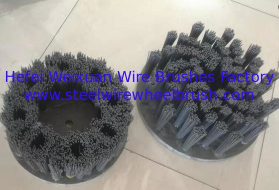 Automotive Rims Aluminum Wheel Nylon Bristle Deburring Disc Brush With 460 Mm OD supplier