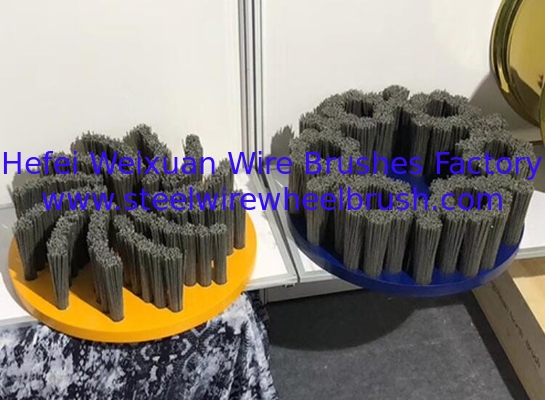 Automotive Rims Aluminum Wheel Nylon Bristle Deburring Disc Brush With 460 Mm OD supplier