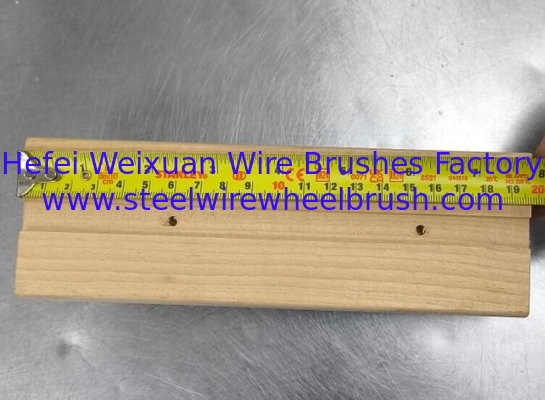 Angled Flat Steel Wire Heavy Duty Super Saver Grill Brush Replacement Head with Handle supplier