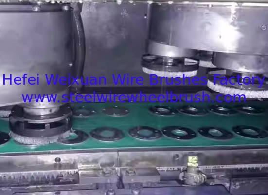 DOT Style Abrasive Nylon Disc Brush Deburring Tools for Surface Preparation supplier
