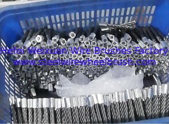 Trimmer Metal Weeds 200mm Length Twisted Steel Wire Rope Disc Brush supplier