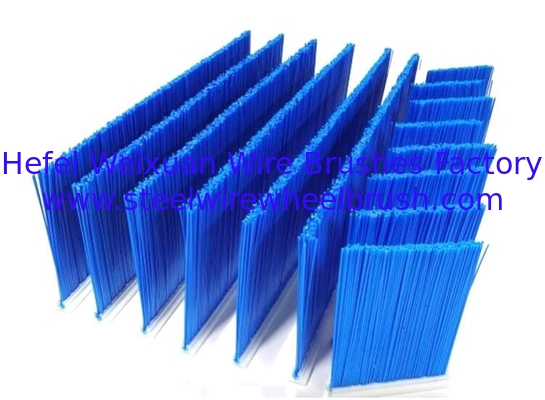 Flexible Blue Color Nylon Bristle Forklift Strip Wire Broom Segment supplier