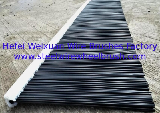 Flexible Blue Color Nylon Bristle Forklift Strip Wire Broom Segment supplier