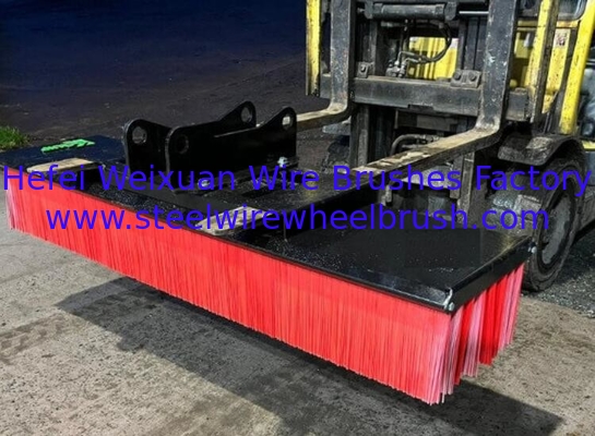 Flexible Blue Color Nylon Bristle Forklift Strip Wire Broom Segment supplier