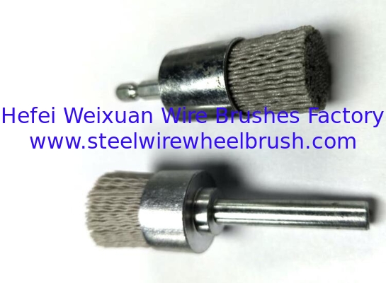 25mm Outer Diameter Abrasive Nylon End Brush With Hex Solid Shank supplier