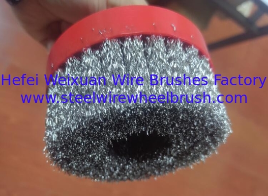 80mm Blue Bristle Ceramic Deburring Brush Disc for Surface Finishing supplier