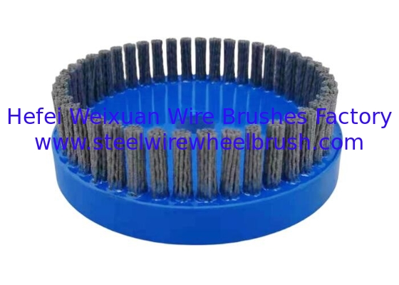 Abrasive Nylon CNC Deburring Brush Disc 200mm for Surface Preparation supplier