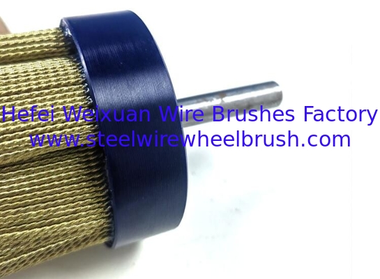 Floor Grinding Machine 70mm Diameter Knotted Brass Wire Disc Brush supplier