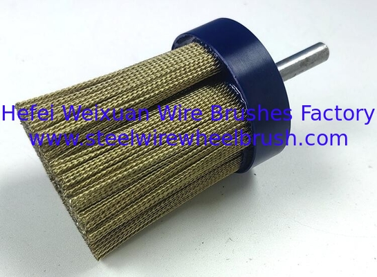 Floor Grinding Machine 70mm Diameter Knotted Brass Wire Disc Brush supplier