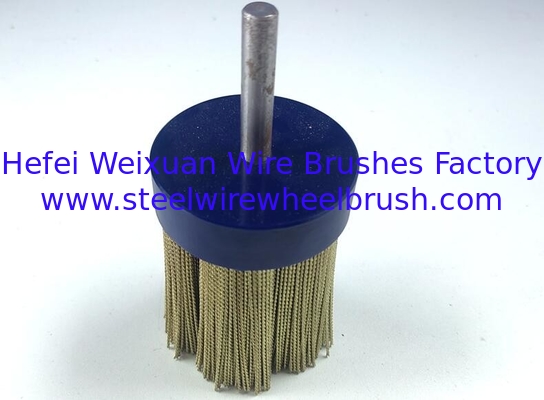 Floor Grinding Machine 70mm Diameter Knotted Brass Wire Disc Brush supplier