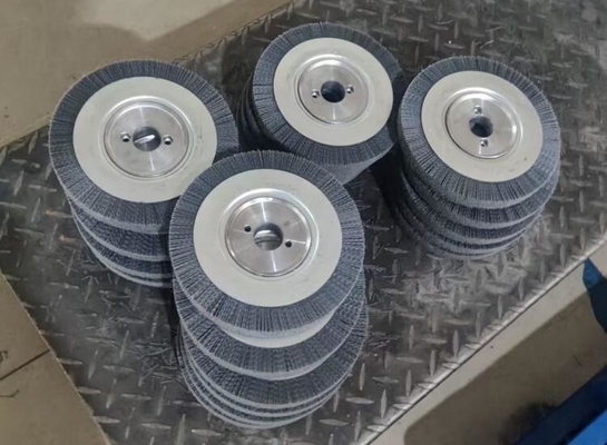 High Performance 200mm Silicon Carbide Abrasives Wire Brush Wheel for Deburring supplier