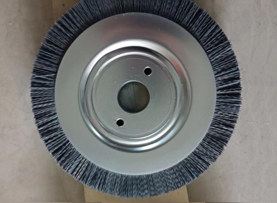 High Performance 200mm Silicon Carbide Abrasives Wire Brush Wheel for Deburring supplier
