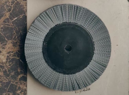 250mm Composite Hub Abrasive Nylon Wheel Brushes Deburr Hard Metal Parts supplier