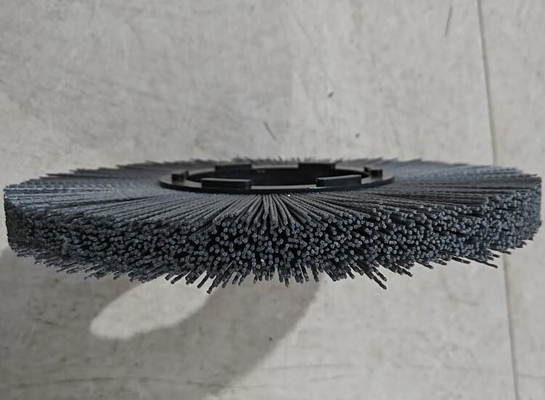 250mm Composite Hub Abrasive Nylon Wheel Brushes Deburr Hard Metal Parts supplier