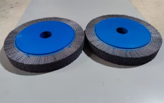 250mm Composite Hub Abrasive Nylon Wheel Brushes Deburr Hard Metal Parts supplier