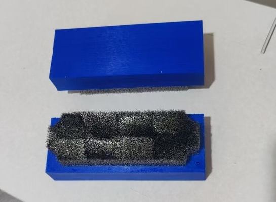 Long Lasting 140mm Length Rectangular Plastic Holder Steel Wire Metal Brush supplier