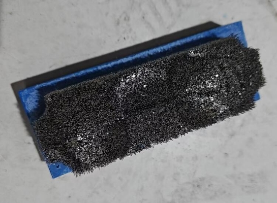 Long Lasting 140mm Length Rectangular Plastic Holder Steel Wire Metal Brush supplier