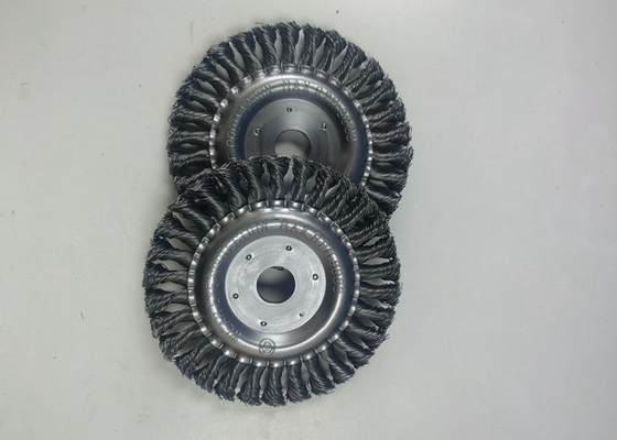 High Efficiency 6 Inch Twisted Knot Circular Brush for Pipeline Descaling supplier