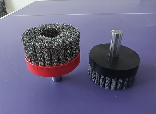 Heavy Duty 150mm Diameter Steel Wire Disc Brush For Rust Removal supplier