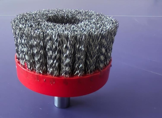 Heavy Duty 150mm Diameter Steel Wire Disc Brush For Rust Removal supplier