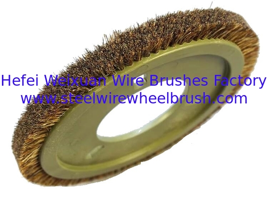 Industrial Pig Hair Stenter Wheel Brush 240mm for Textile Finishing Machine Cleaning supplier