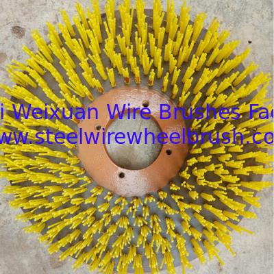 12Inch Industrial Yellow Nylon Bristle Underwater Deck Hull Cleaning Brush for Ship Hull Cleaning supplier
