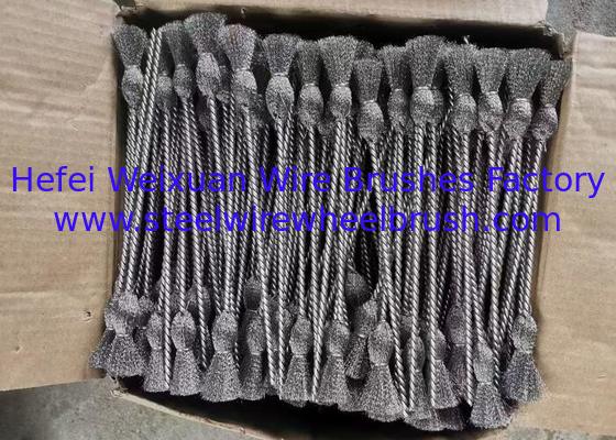 Injector Sleeve Cup Bore Seat Cleaning Brush, Professional Car Fuel Brush With Handle, Stainless Steel Diesel Brush supplier